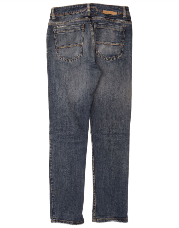 Dack's Womens Distressed Slim Jeans IT 46 Large W30 L29 Blue Cotton