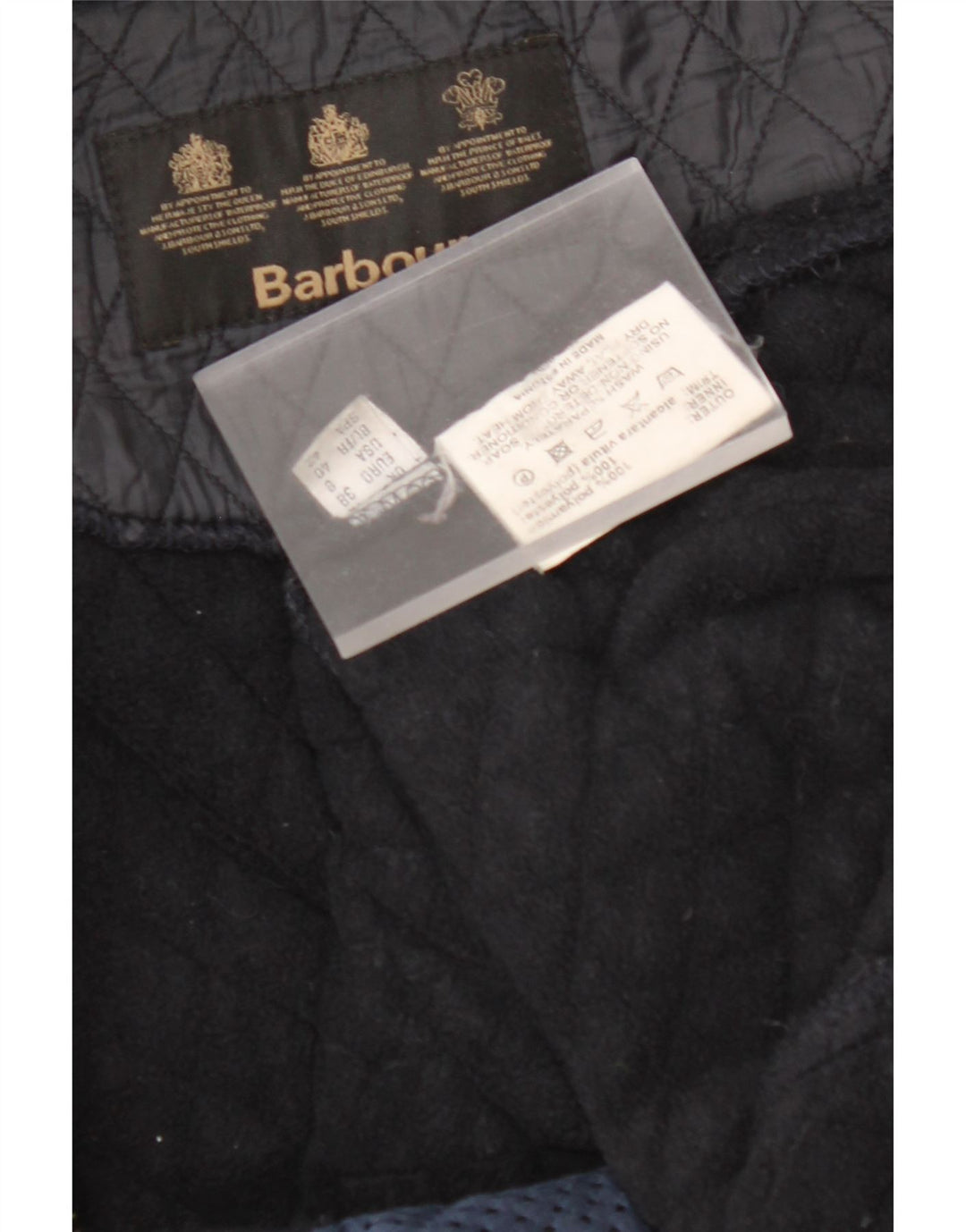 Γυναικείο καπιτονέ μπουφάν BARBOUR UK 12 Medium Black Polyamide