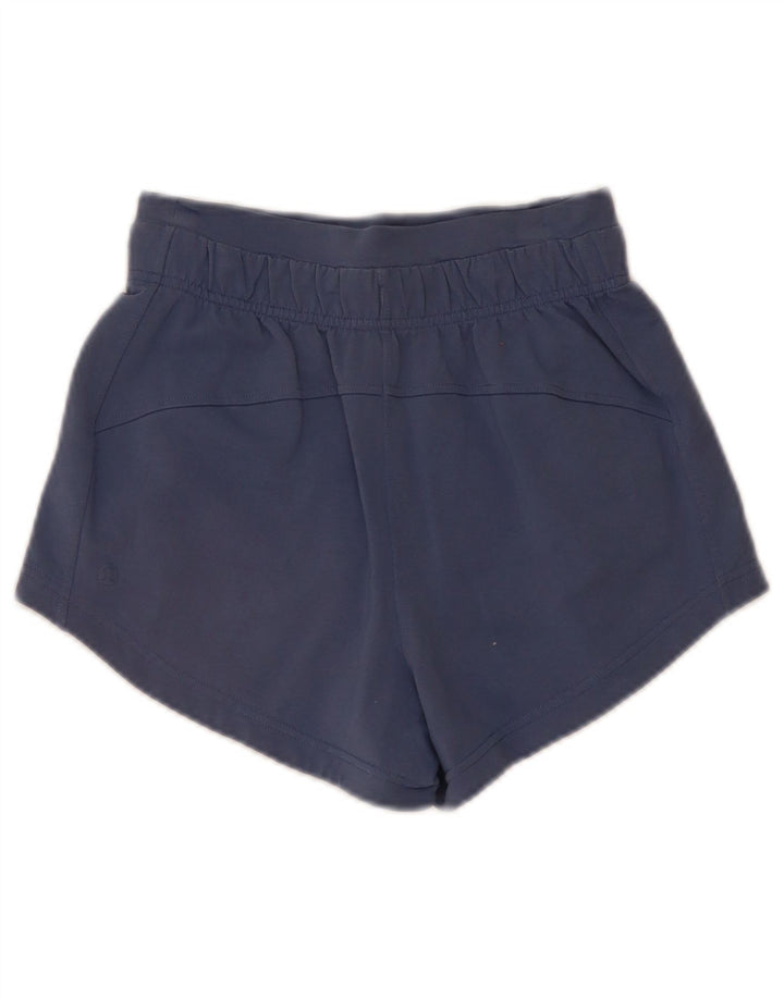 Γυναικείο αθλητικό σορτς Lululemon US 4 Small Navy Blue από βαμβάκι
