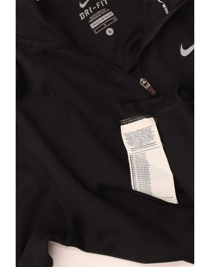 Γυναικεία φόρμα πουλόβερ με φερμουάρ Nike Dri Fit Top 10 Small Black