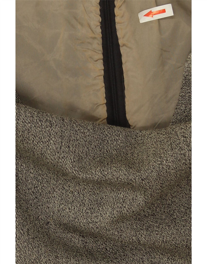 Vintage γυναικείο αμάνικο φόρεμα UK 12 Medium Grey