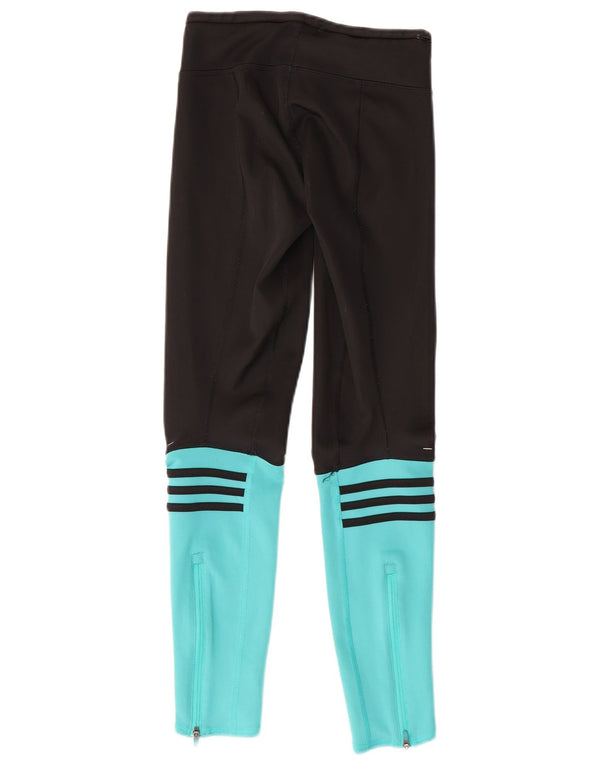 Γυναικεία κολάν ADIDAS Climalite UK 0/2 2XS Μαύρο πολύχρωμο πολυεστέρα