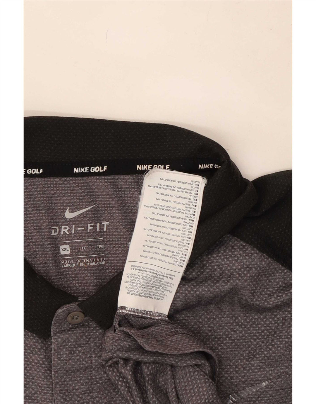 Ανδρικό μπλουζάκι Nike Dri Fit Polo 2XL Grey Colourblock Polyester