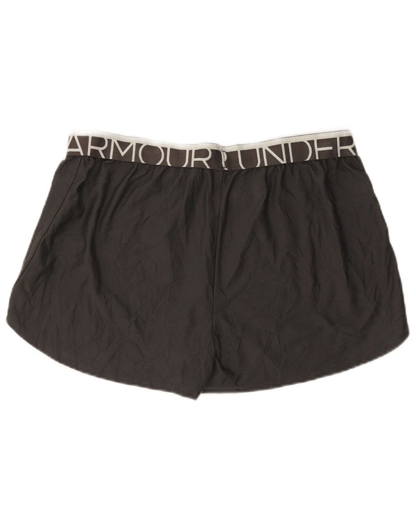 Under Armour Γυναικείο Αθλητικό Γραφικό Σορτς Heat Gear UK 14 μεγάλο μαύρο
