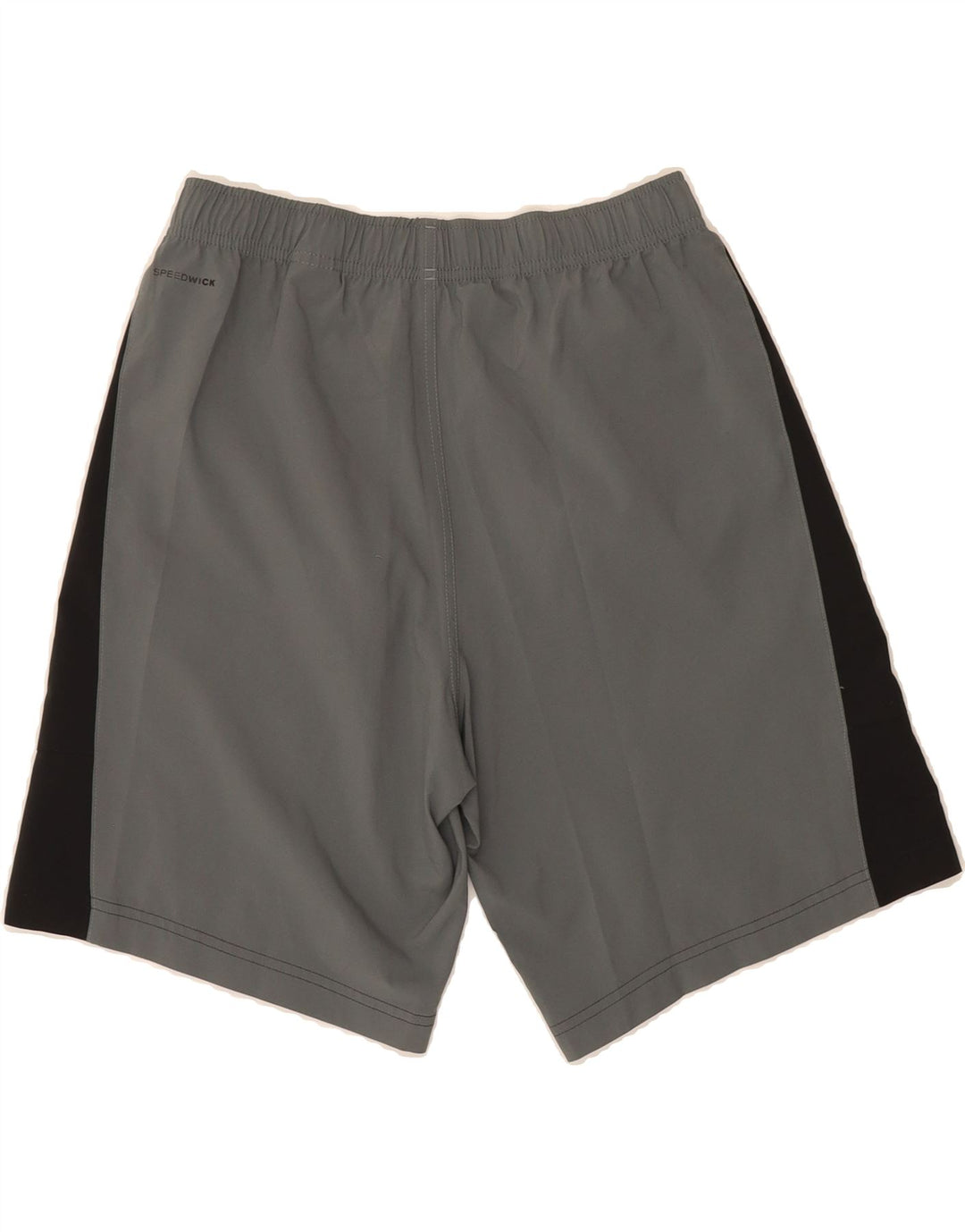 REEBOK Mens Sport Shorts Small  Grey Colourblock Polyester Vintage Reebok and Second-Hand Reebok from Messina Hembry 
