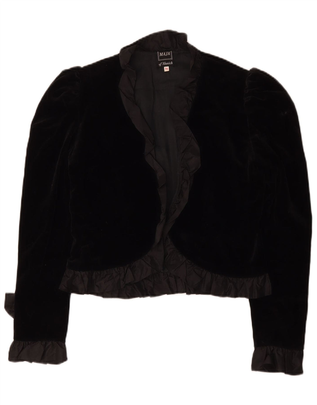 Vintage Γυναικείο μπουφάν Bolero EU 36 Small Black Classic