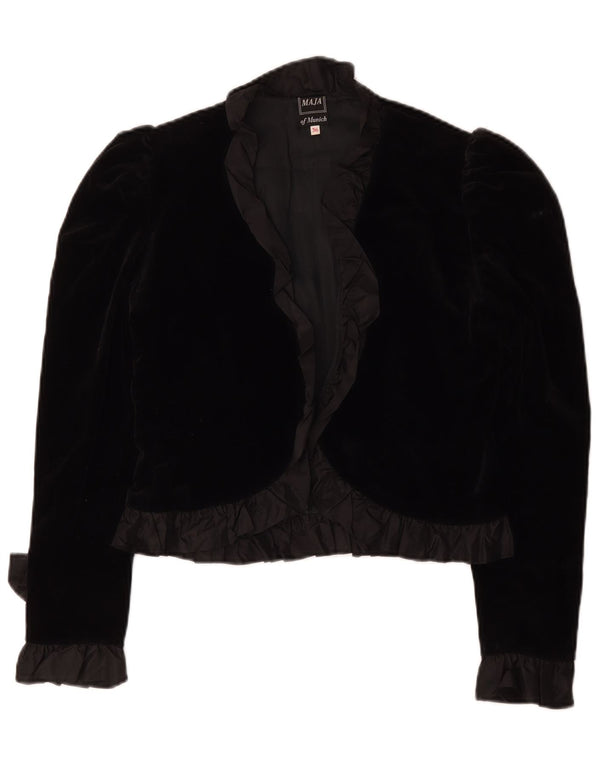 Vintage Γυναικείο μπουφάν Bolero EU 36 Small Black Classic