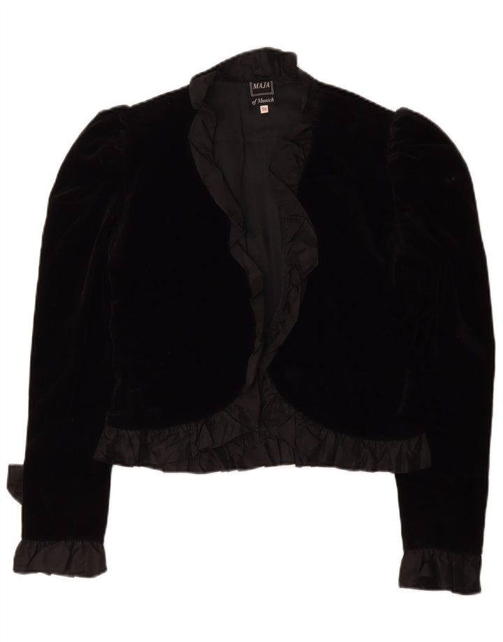 Vintage Γυναικείο μπουφάν Bolero EU 36 Small Black Classic