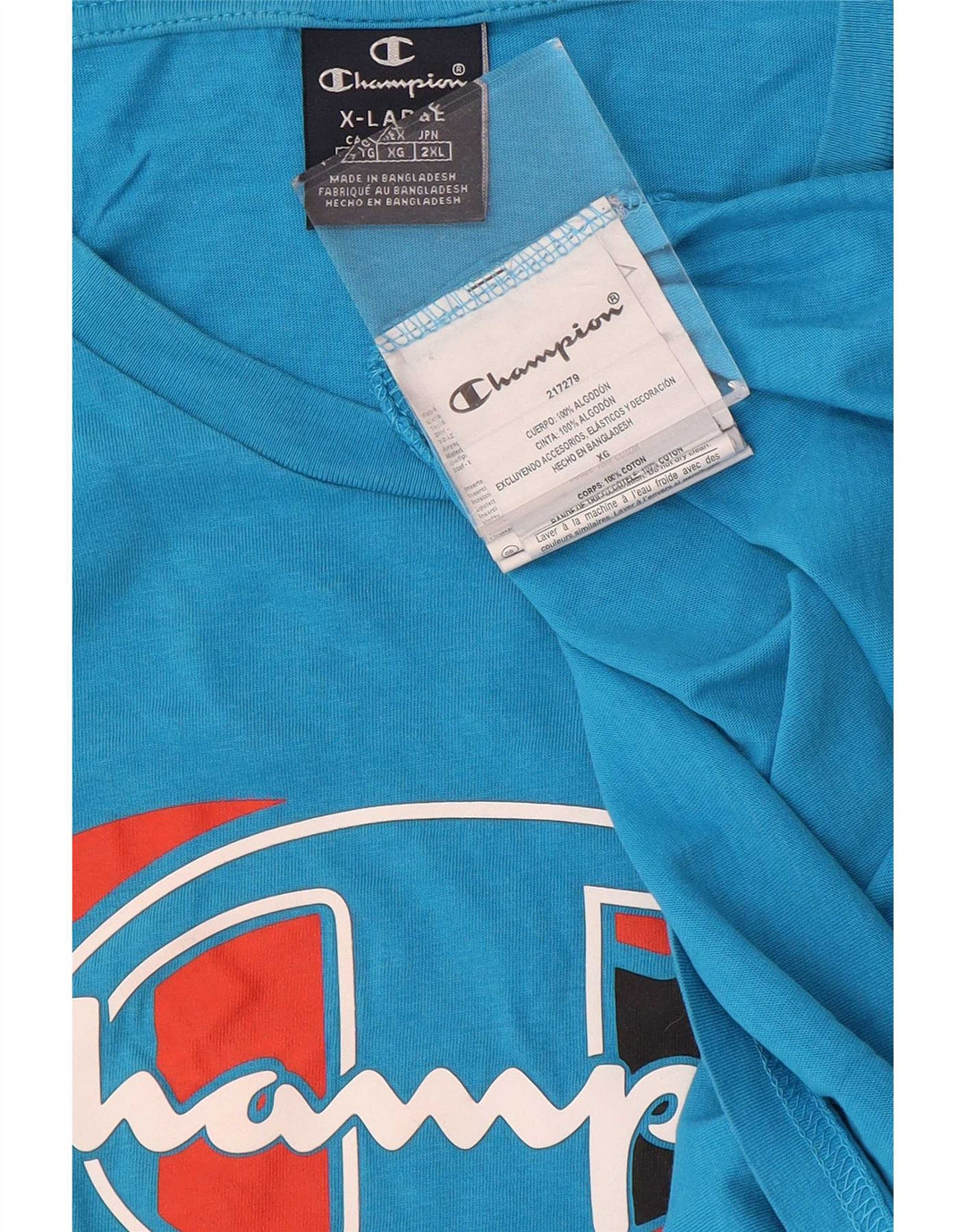 Ανδρικό γραφικό T-Shirt Champion Top XL Blue