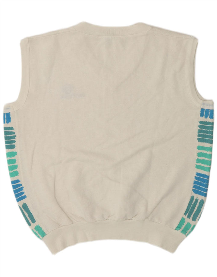Sergio Tacchini Ανδρικό γιλέκο XL Λευκό ακρυλικό