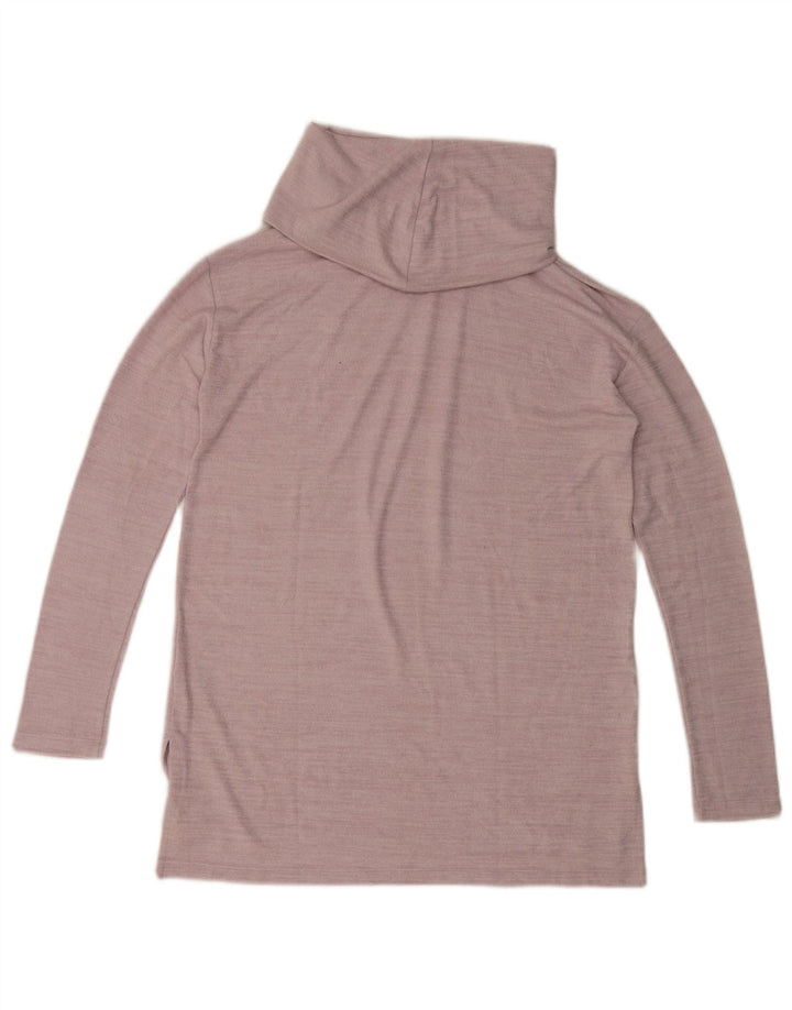 Gap γυναικείο υπερμεγέθη μακρυμάνικο UK 10 Small Pink Flecked Polyester