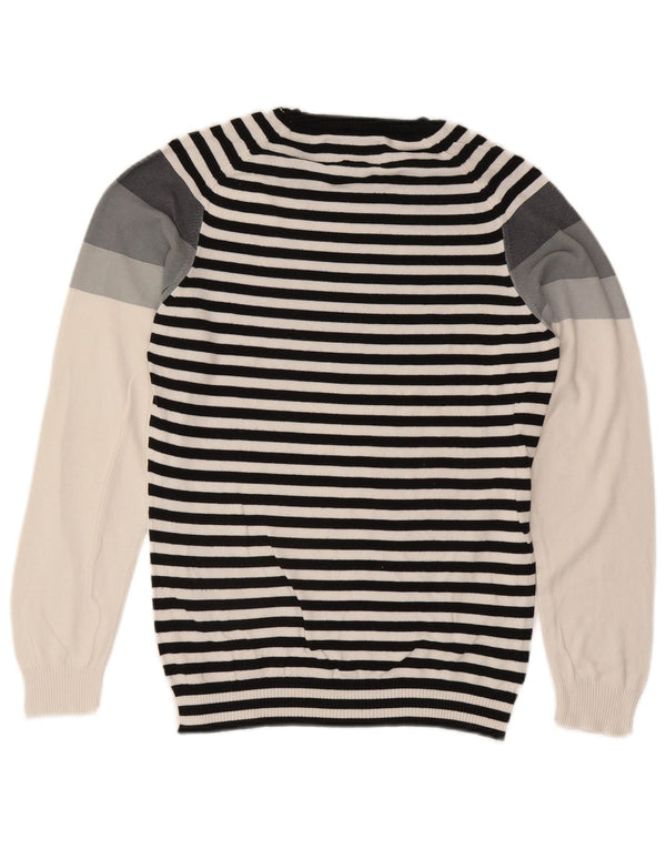 Ανδρικό πουλόβερ Energie Crew Neck Jumper Small Grey Colourblock