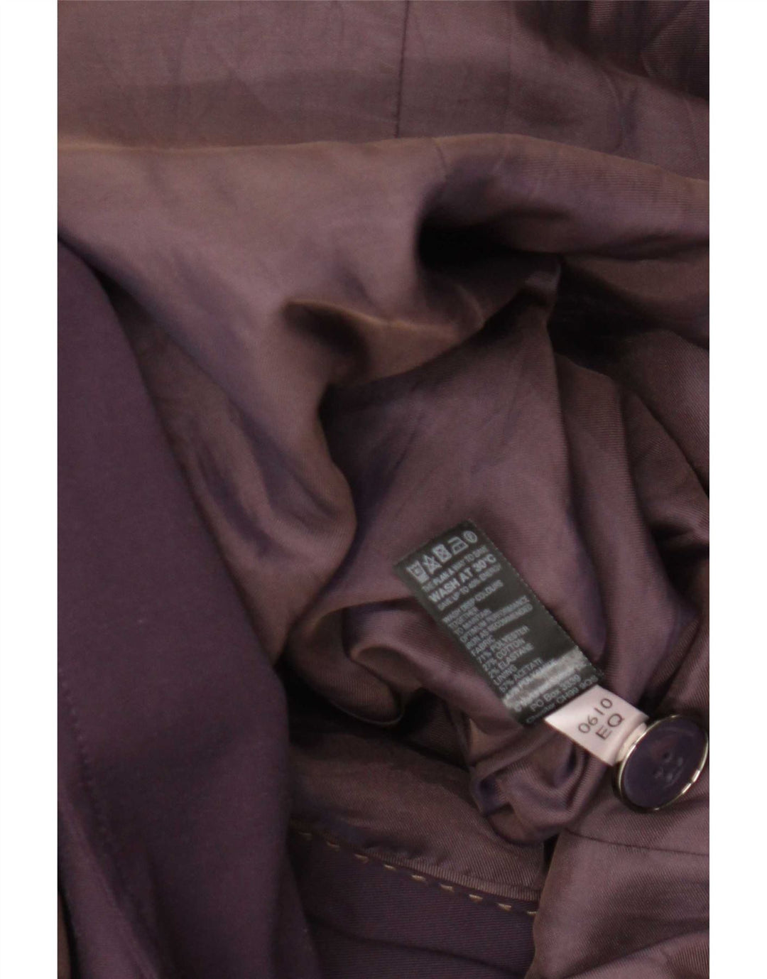 Marks & Spencer Γυναικεία καμπαρντίνα Autograph UK 18 XL Purple Polyester