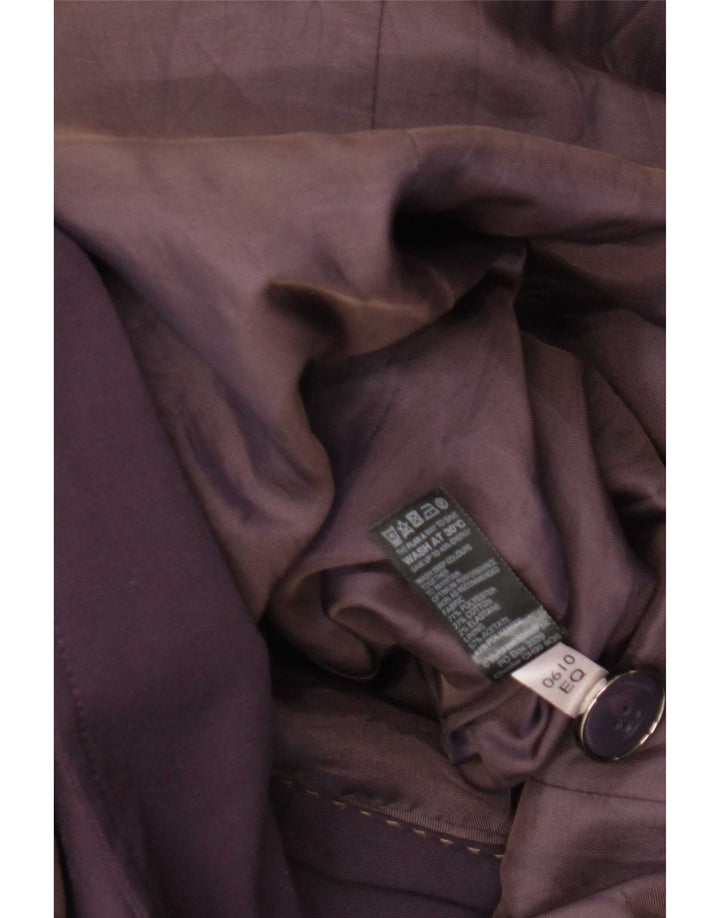 Marks & Spencer Γυναικεία καμπαρντίνα Autograph UK 18 XL Purple Polyester