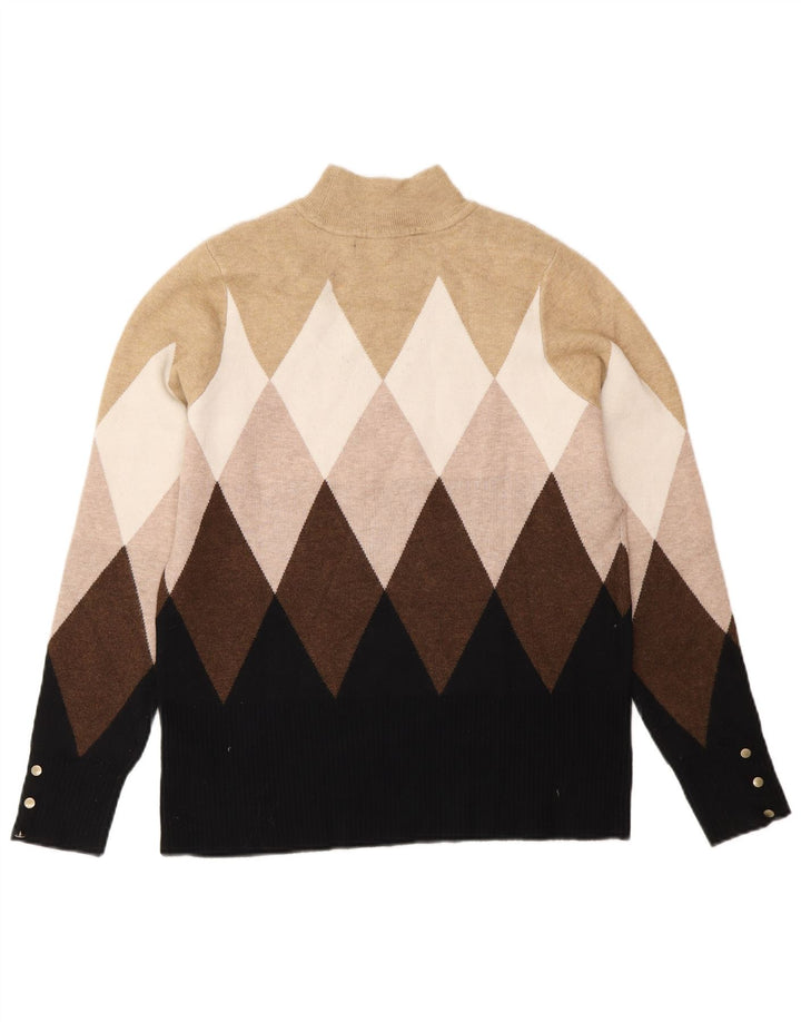 Marks & Spencer Γυναικείο πουλόβερ με λαιμό χελώνα UK 12 μεσαίο πολύχρωμο