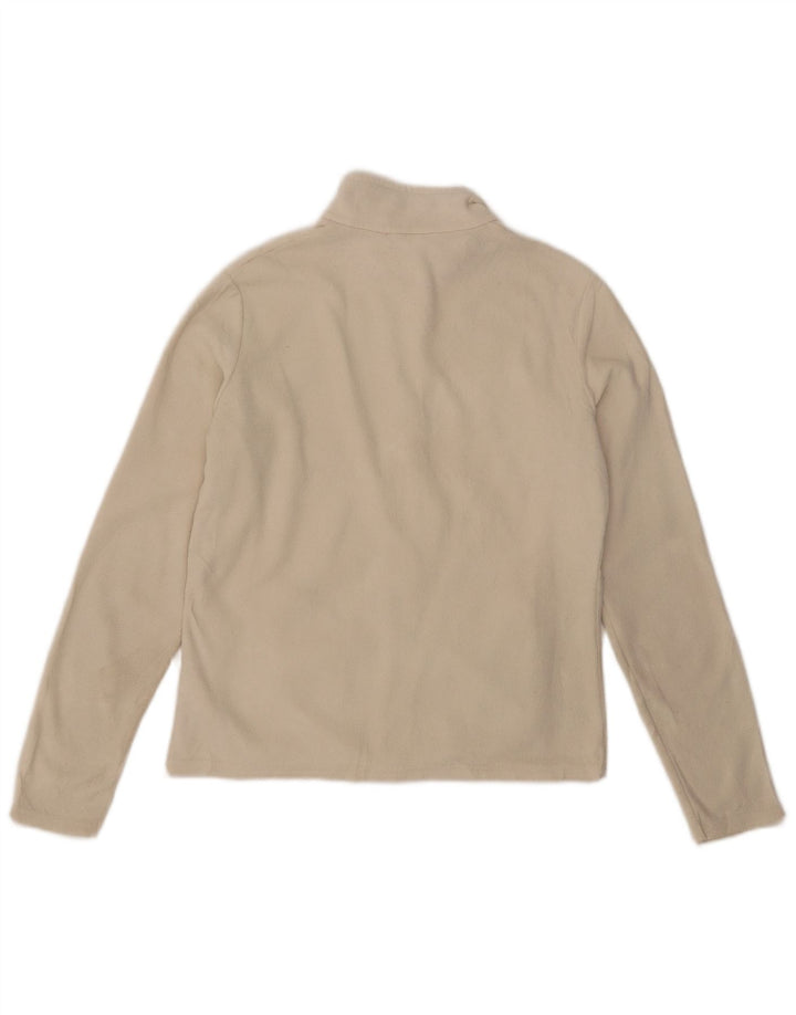 Marks & Spencer Γυναικείο Fleece Jacket UK 12 Medium Beige Polyester