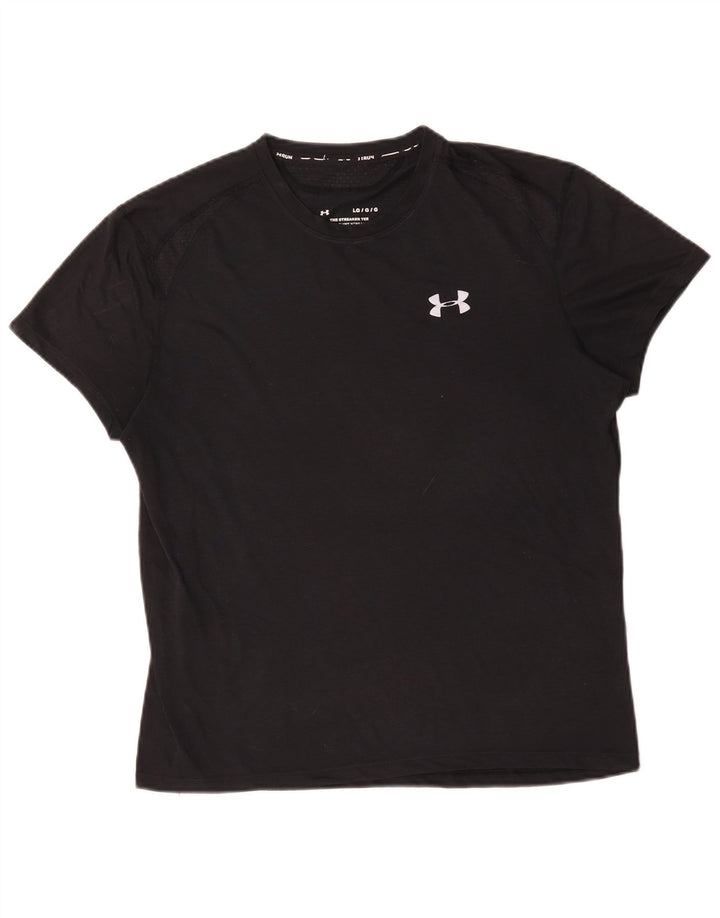 Under Armour Ανδρικό T-Shirt Top Large Μαύρο