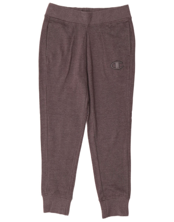 Champion Mens Tracksuit Trousers Joggers Small Grey Cotton