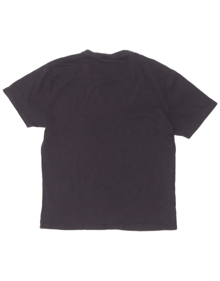 Champion Women T-Shirt Top UK 16 Large Navy Blue