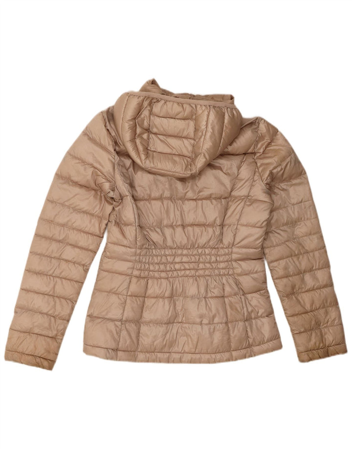 Calvin Klein Γυναικείο μπουφάν με κουκούλα UK 10 Small Beige Polyester