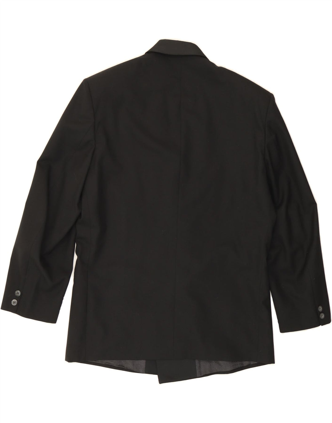 VINTAGE Mens Double Breasted Blazer Jacket UK 40 Large Black Vintage Vintage and Second-Hand Vintage from Messina Hembry 