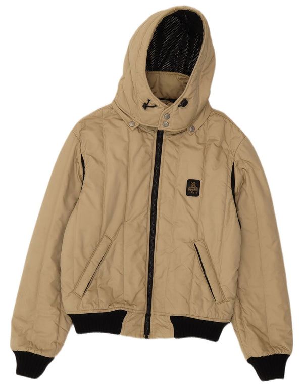 Refrigiwear Ανδρικό μπουφάν με κουκούλα Cruz UK 40 Large Beige Polyamide