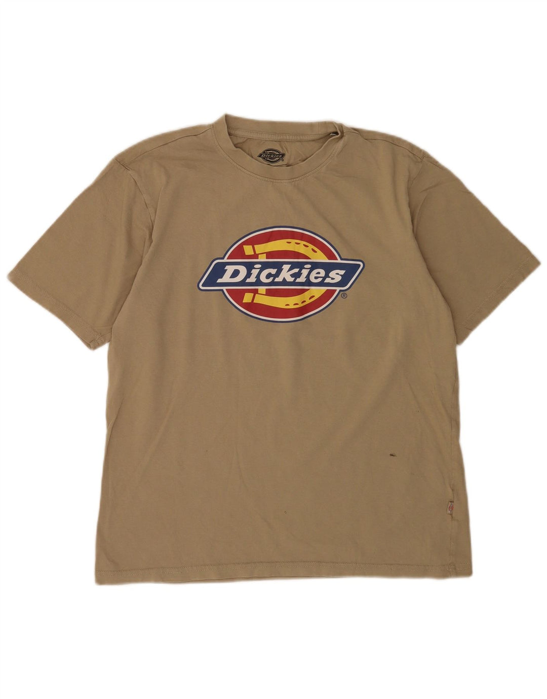 Ανδρικό γραφικό μπλουζάκι Dickies Μικρό βαμβακερό μπεζ