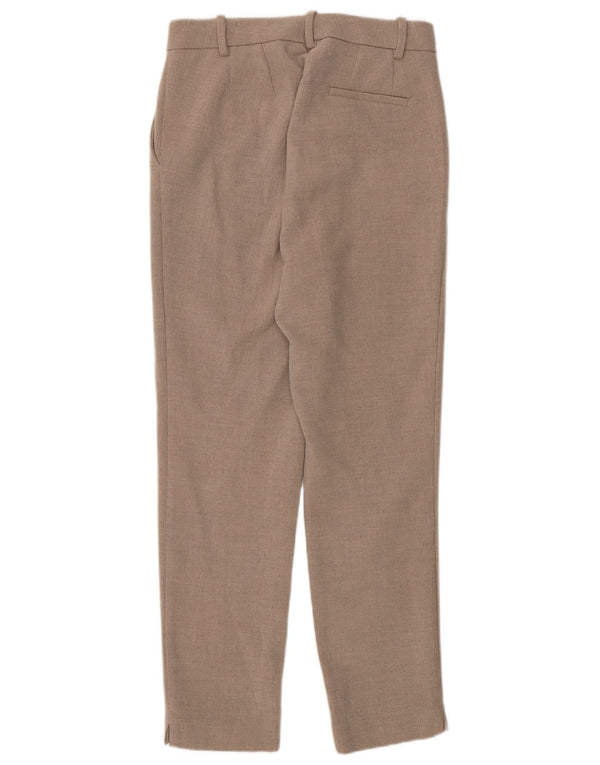 Marks & Spencer γυναικείο ψηλόμεσο παντελόνι UK 8 Small W27 L27 Beige