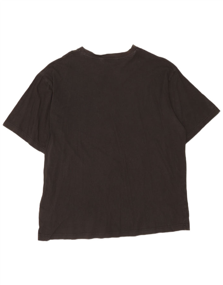Ανδρικό T-Shirt Kappa Top 4XL Μαύρο βαμβακερό