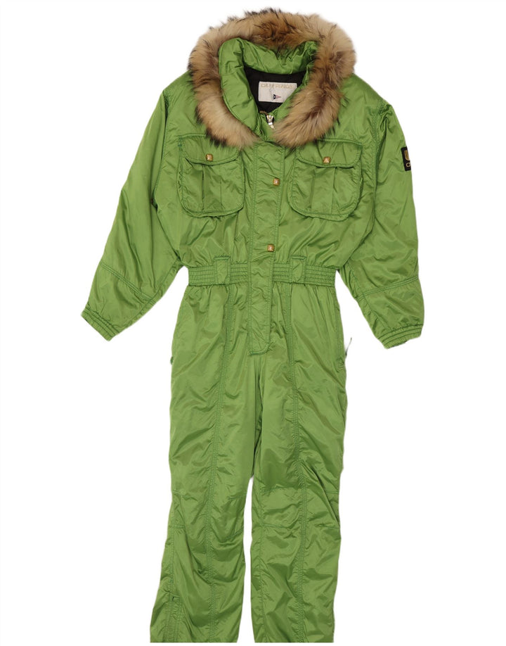 Outrage γυναικεία φόρμα σκι με κουκούλα UK 14 Large Green Polyester