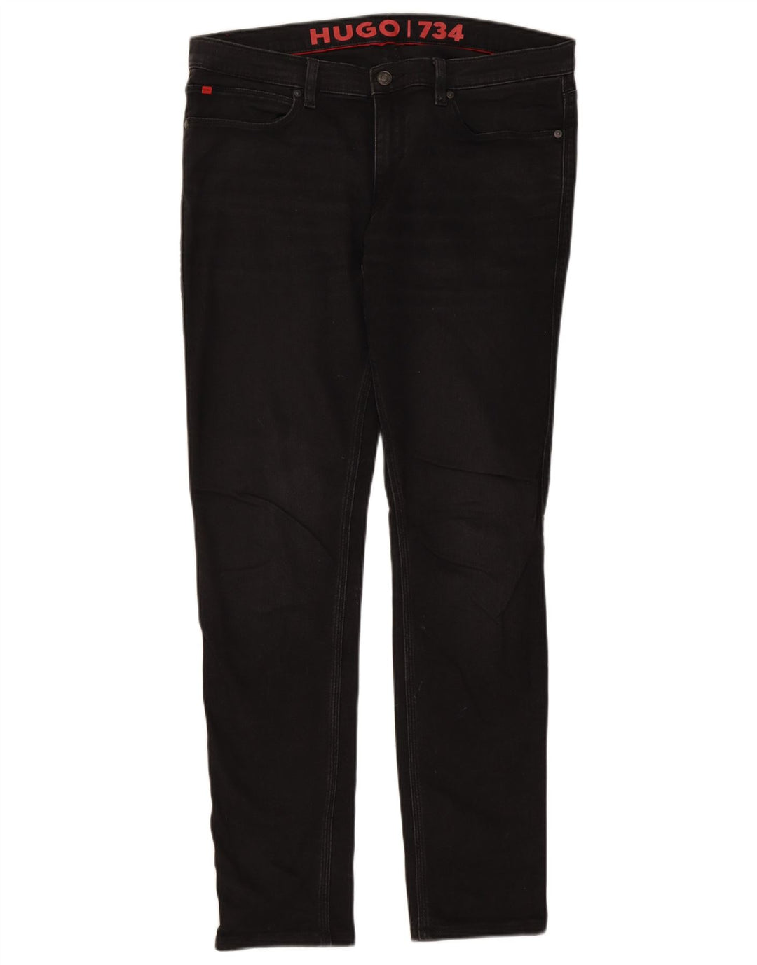 Ανδρικό τζιν Hugo Boss Slim W33 L31 Μαύρο βαμβακερό