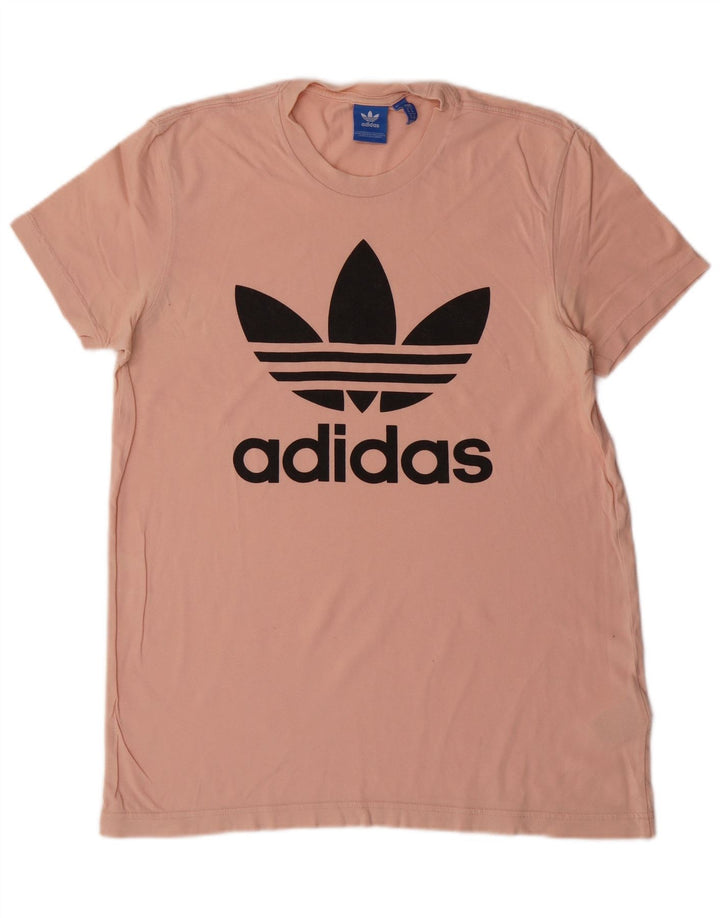 Ανδρικό γραφικό T-Shirt Adidas Top Μεσαίο Ροζ Βαμβακερό