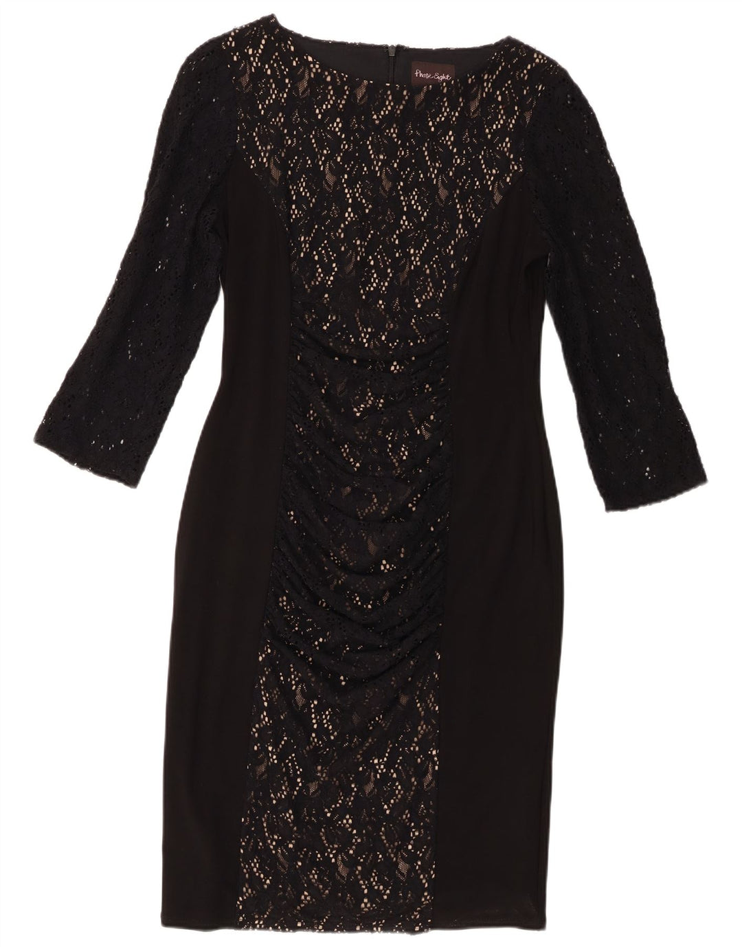 Phase Eight Γυναικείο φόρεμα με μανίκια 3/4 UK 14 Medium Black Floral