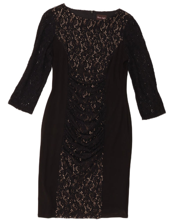 Phase Eight Γυναικείο φόρεμα με μανίκια 3/4 UK 14 Medium Black Floral