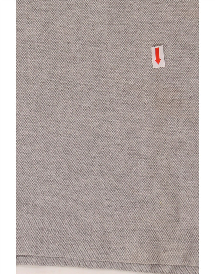 JACK & JONES Mens Polo Shirt Medium Grey Cotton Vintage Jack & Jones and Second-Hand Jack & Jones from Messina Hembry 