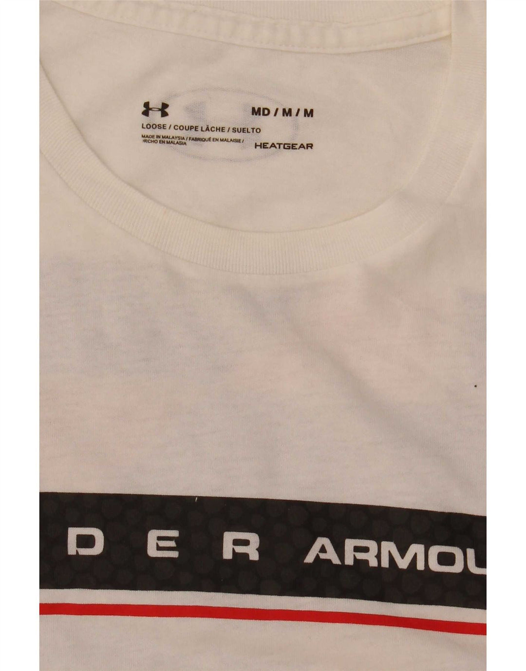 Ανδρικό μπλουζάκι Under Armour Heat Gear Graphic Top Medium White