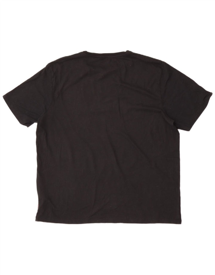 Ανδρικό γραφικό T-Shirt Levi's Top 2XL Μαύρο βαμβακερό