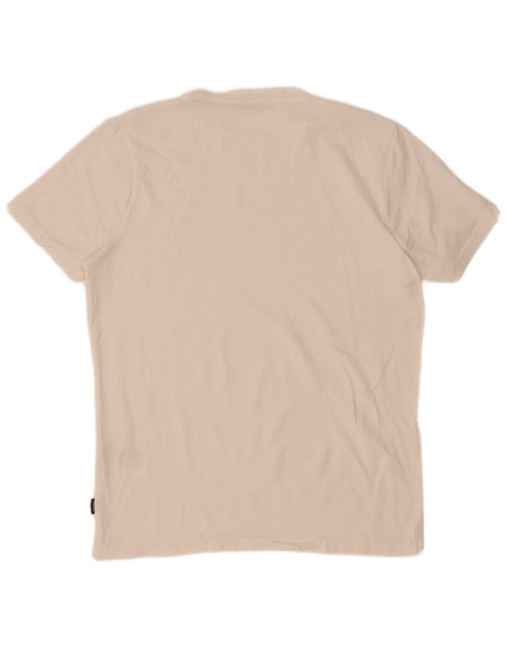 Ανδρικό T-Shirt Liu Jo Top Βαμβακερό μεσαίο λευκό