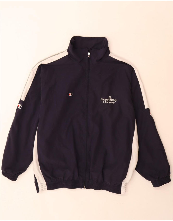 Ανδρική φόρμα Champion Top Jacket Medium Navy Blue Colorblock Polyester