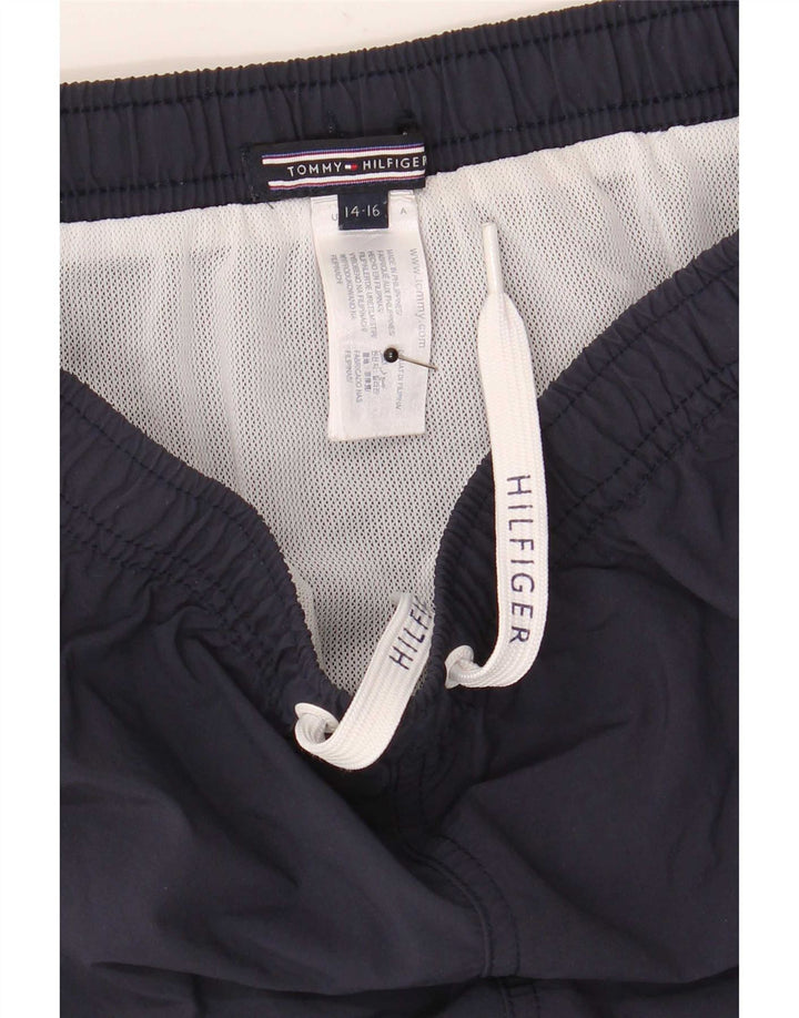 Σορτς κολύμβησης Tommy Hilfiger για αγόρια 14-15 ετών Navy Blue Polyester