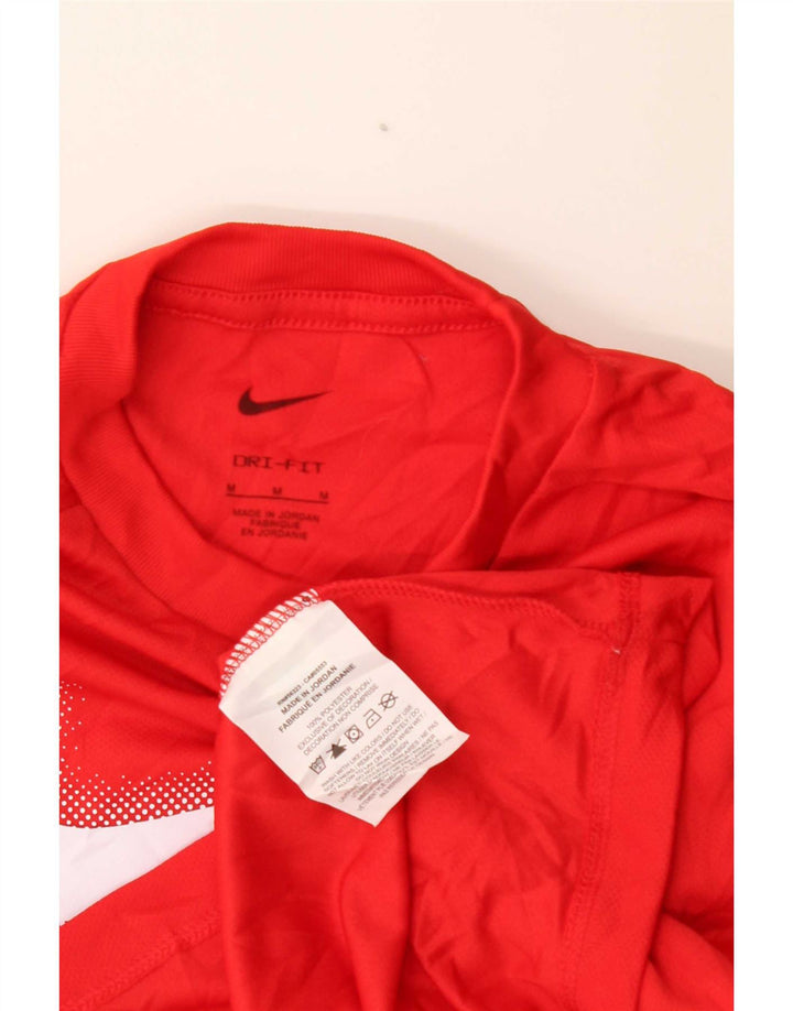 Μπλουζάκι Nike Boys Dri Fit Graphic T-shirt 10-11 ετών Μεσαίο κόκκινο πολυεστέρα
