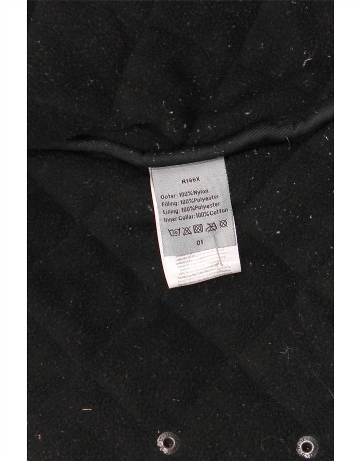Ανδρικό vintage καπιτονέ μπουφάν UK 42 XL μαύρο νάιλον