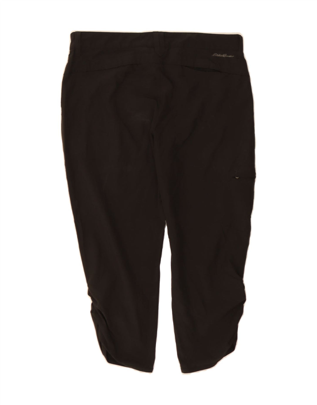 EDDIE BAUER Womens Slim Capri Trousers US 6 Medium W32 L21 Black Polyester Vintage Eddie Bauer and Second-Hand Eddie Bauer from Messina Hembry 