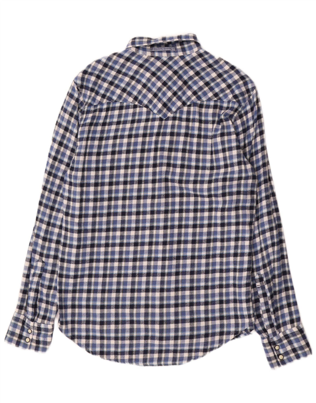 Ανδρικό φανελένιο πουκάμισο Levi's Slim Fit, μεσαίο μπλε βαμβακερό