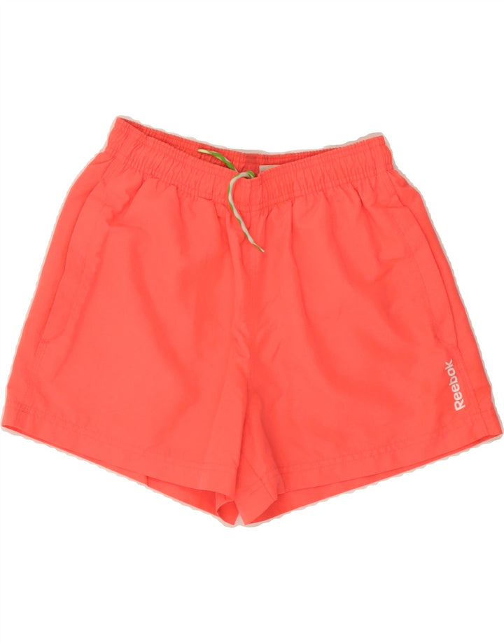 REEBOK Womens Sport Shorts UK 8 Small  Pink Polyester Vintage Reebok and Second-Hand Reebok from Messina Hembry 