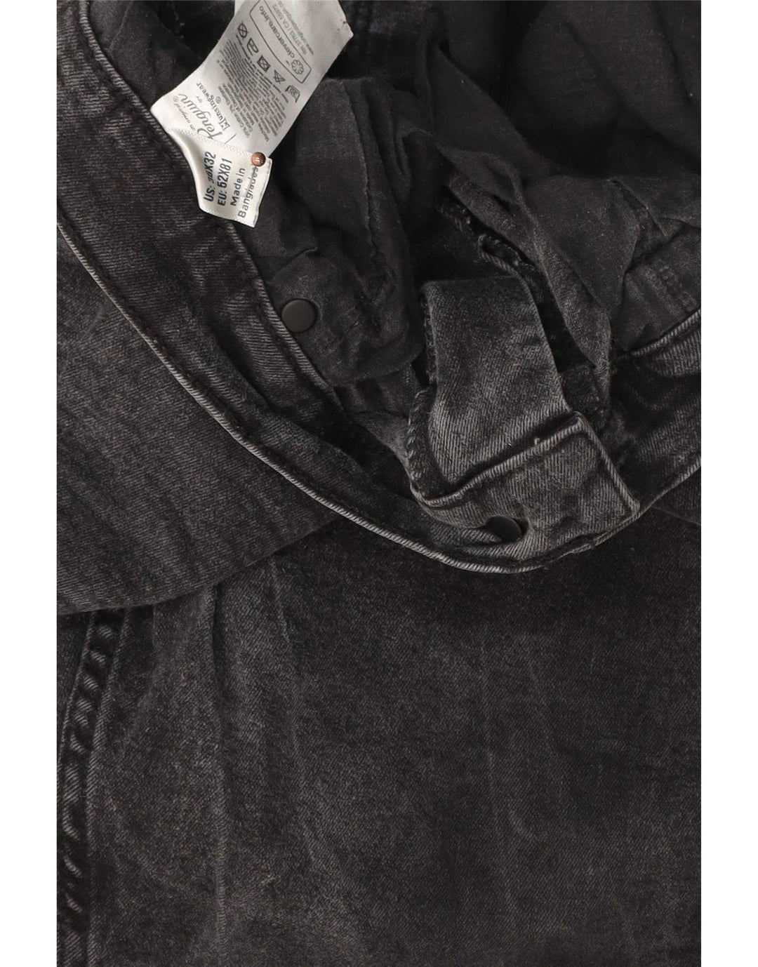 Penguin Mens Slim Jeans W36 L32 Γκρι βαμβακερό