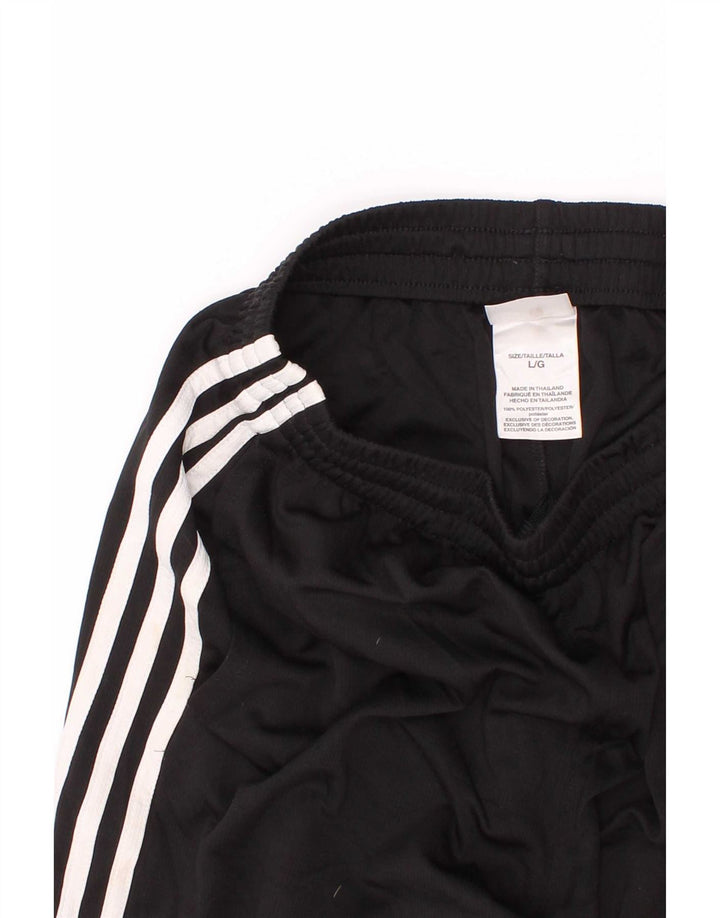 Adidas Boys Sport σορτς 13-14 ετών μεγάλο μαύρο πολυεστέρα