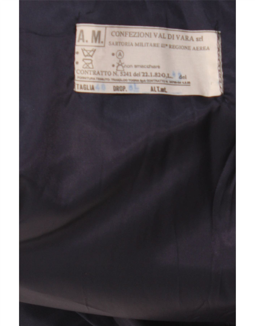Vintage Ανδρική καμπαρντίνα IT 48 Medium Navy Blue