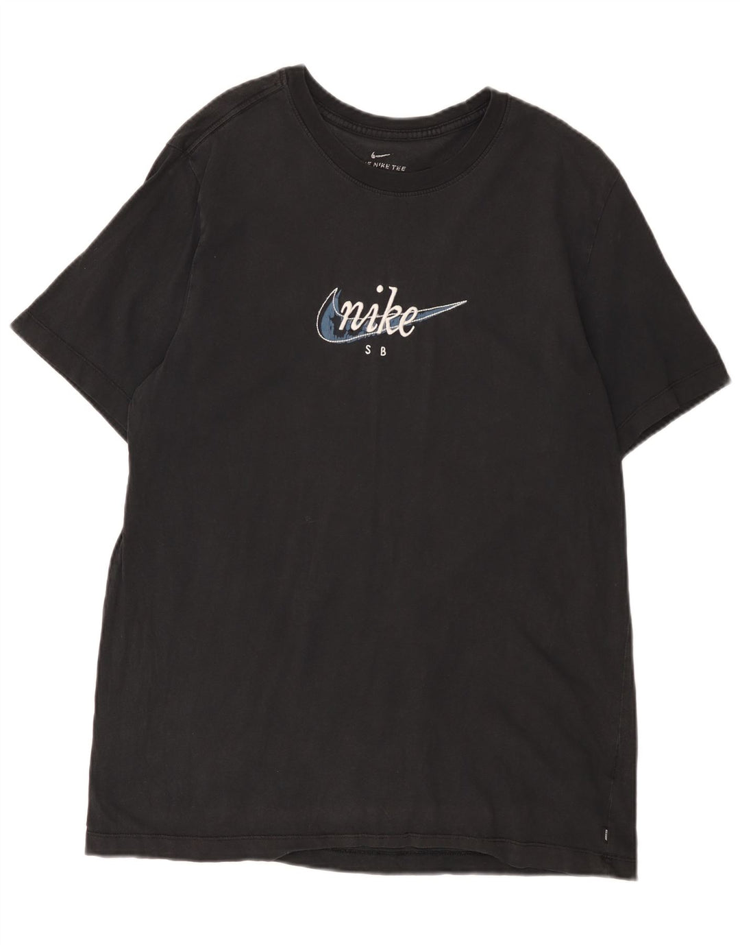 Ανδρικό γραφικό μπλουζάκι Nike, μαύρο μεγάλο