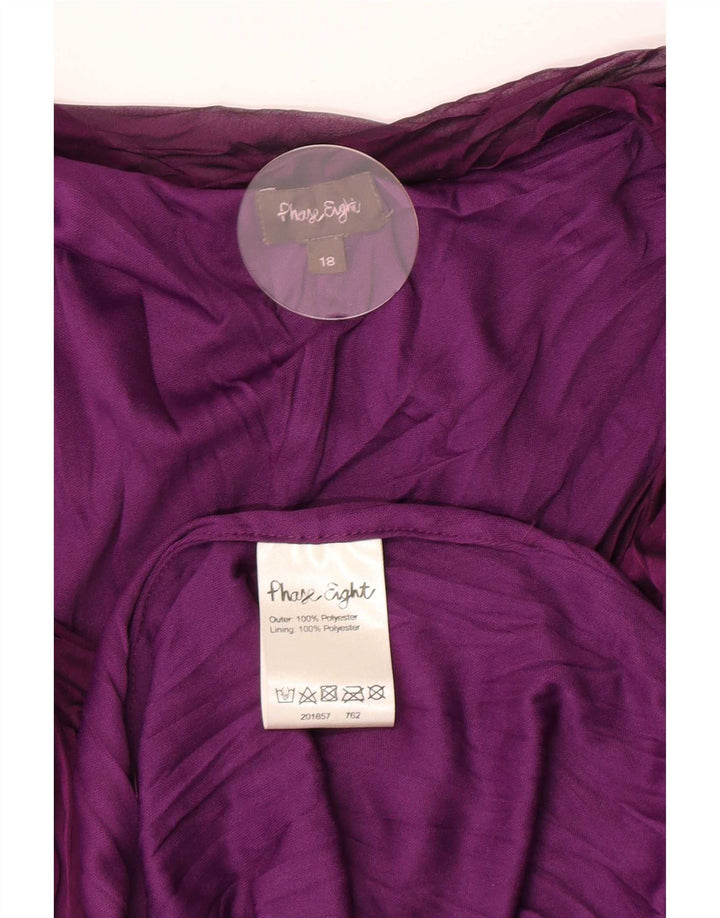 Phase Eight Γυναικείο Sundress UK 18 XL Purple Polyester